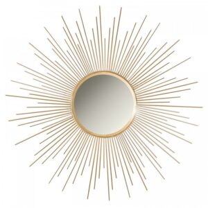 36" Gold/Silver/Copper Sunburst Decorative Wall Mirror, Metal Wall Art. Definitely a decorative wall accent
